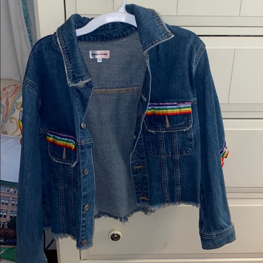 Denim Sunset + Spring jacket